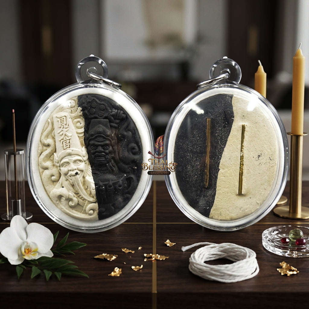 ✨ [The Sovereign of Infinite Financial Dominance & The Duality of Wealth: The 2026 "Grand-Master" Sovereign Edition] Sacred "Tua Pae-Yee Pae (The Sovereign Lords of Fortune)" – Special "Yin-Yang Harmony & Holy-Powder" Matrix Thai Blessing Co By