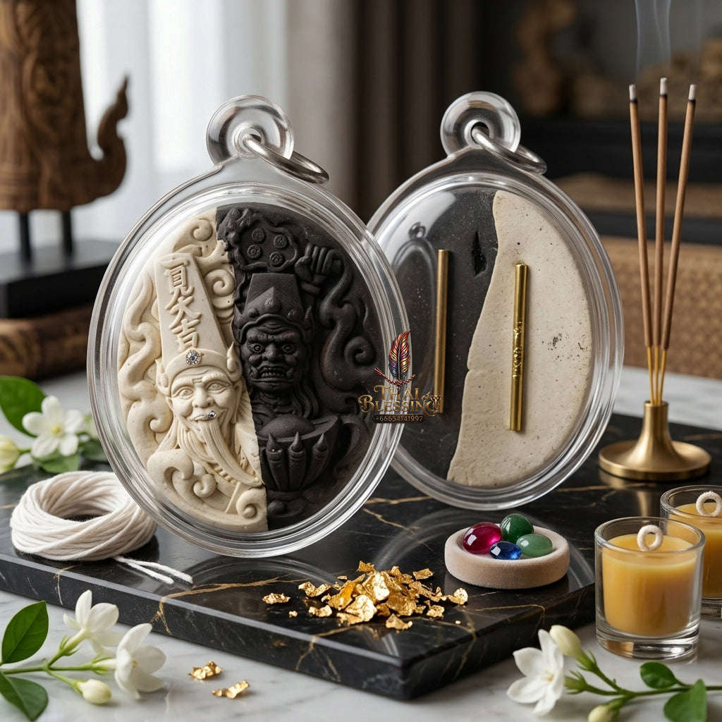 ✨ [The Sovereign of Infinite Financial Dominance & The Duality of Wealth: The 2026 "Grand-Master" Sovereign Edition] Sacred "Tua Pae-Yee Pae (The Sovereign Lords of Fortune)" – Special "Yin-Yang Harmony & Holy-Powder" Matrix Thai Blessing Co By