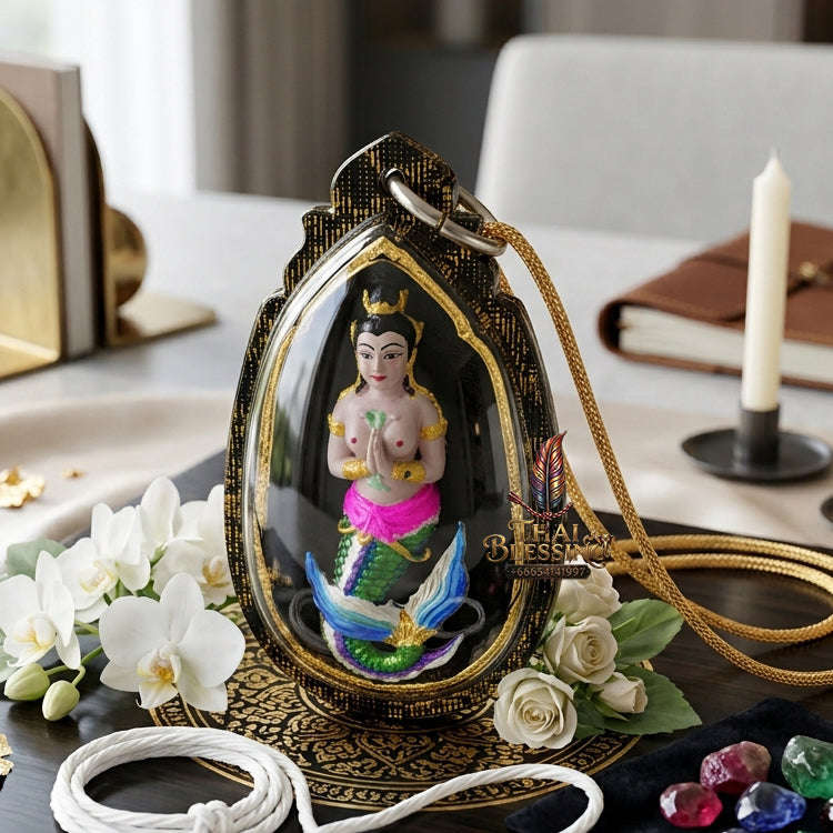 ✨ [The Sovereign of Infinite Financial Flow & Commercial Abundance: The 2026 "Grand-Master" Edition] Sacred "Nang Pla (The Sovereign Spirit of Liquid Wealth)" – Special "Black-Painted Pathamang Powder & Wealth-Oil" Thai Blessing Co By RURUECHA