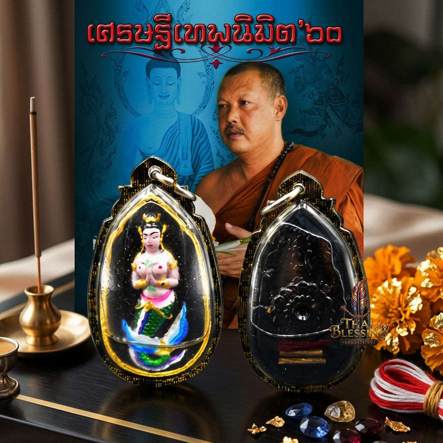 ✨ [The Sovereign of Infinite Financial Flow & Commercial Abundance: The 2026 "Grand-Master" Edition] Sacred "Nang Pla (The Sovereign Spirit of Liquid Wealth)" – Special "Black-Painted Pathamang Powder & Wealth-Oil" Thai Blessing Co By RURUECHA