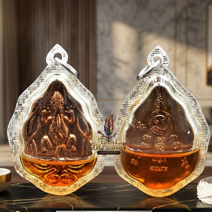 ✨ [The Sovereign of Infinite Financial Magnetism & Magnetic Union: The 2026 "Grand-Master" Edition] Sacred "Chingchok (The Sovereign Gecko of Exponential Growth)" – Special "Sacred Copper & Wealth-Manifesting Oil" Thai Blessing Co By RURUECHA