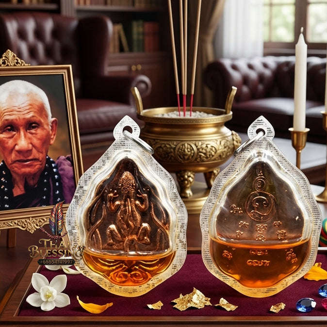 ✨ [The Sovereign of Infinite Financial Magnetism & Magnetic Union: The 2026 "Grand-Master" Edition] Sacred "Chingchok (The Sovereign Gecko of Exponential Growth)" – Special "Sacred Copper & Wealth-Manifesting Oil" Thai Blessing Co By RURUECHA