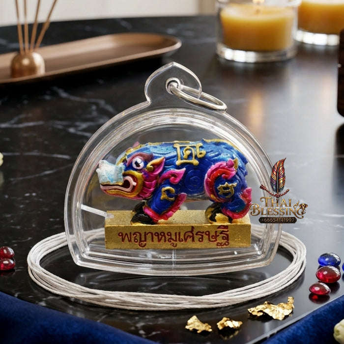 ✨ [The Sovereign of Infinite Financial Prosperity & Rapid Manifestation: The 2026 "Grand-Master" Edition] Sacred "Phaya Mu Setthi (The Wealth-Manifesting Boar of Vara-Ha Prosperity)" – Special "Bell-Brass, Hand-Painted & Lucky Herb/Takrut" Thai