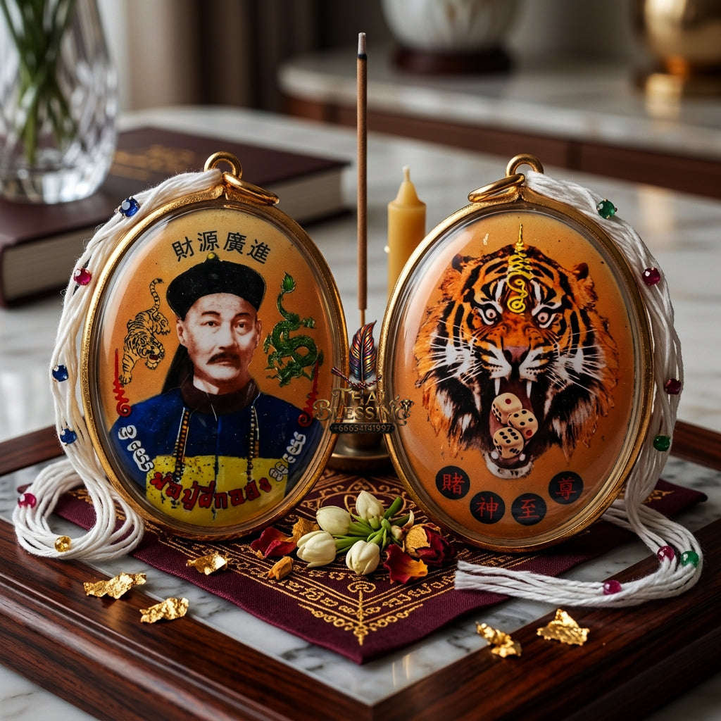 ✨ [The Sovereign of Infinite Financial Strategy & Risk-Management: The 2026 "Grand-Master" Sovereign Edition] Sacred "Locket Por Pu Yee Go Hong (The Sovereign Patron of Fortune)" – Special "Heritage-Portrait & Sacred-Mineral"