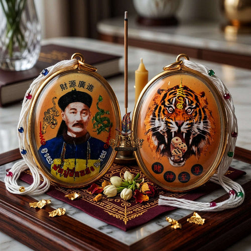 ✨ [The Sovereign of Infinite Financial Strategy & Risk-Management: The 2026 "Grand-Master" Sovereign Edition] Sacred "Locket Por Pu Yee Go Hong (The Sovereign Patron of Fortune)" – Special "Heritage-Portrait & Sacred-Mineral"
