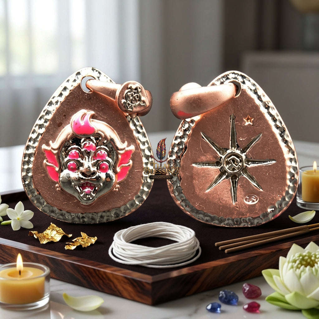 ✨ [The Sovereign of Infinite Financial Transformation & Alchemy: The 2026 "Grand-Master" Sovereign Edition] Sacred "Si Hu Ha Ta (The Four-Ears Five-Eyes Sovereign of Alchemical Wealth)" – Special "Pink-Gold Plated Bronze & Enamel" 2 Thai