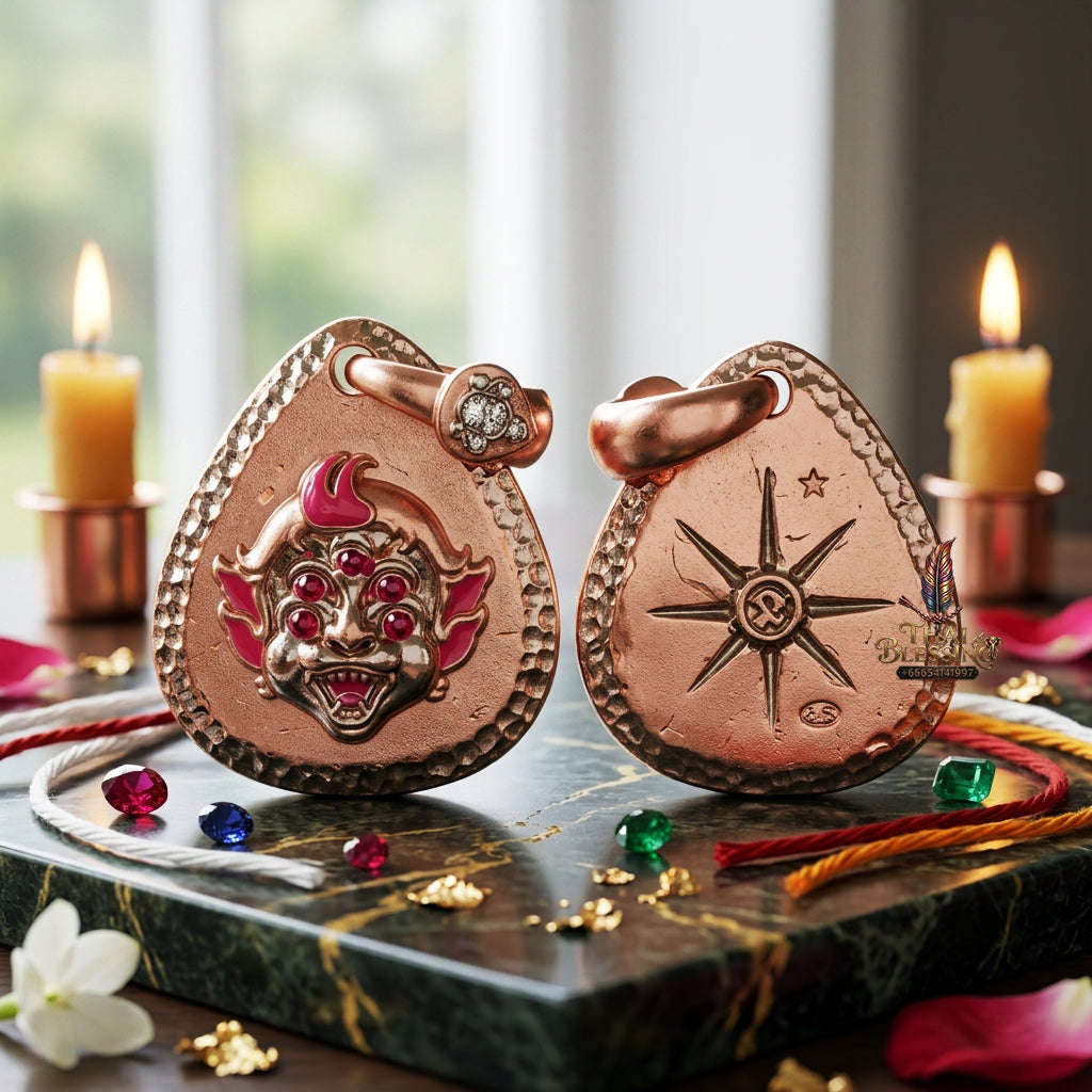 ✨ [The Sovereign of Infinite Financial Transformation & Alchemy: The 2026 "Grand-Master" Sovereign Edition] Sacred "Si Hu Ha Ta (The Four-Ears Five-Eyes Sovereign of Alchemical Wealth)" – Special "Pink-Gold Plated Bronze & Enamel" 2 Thai