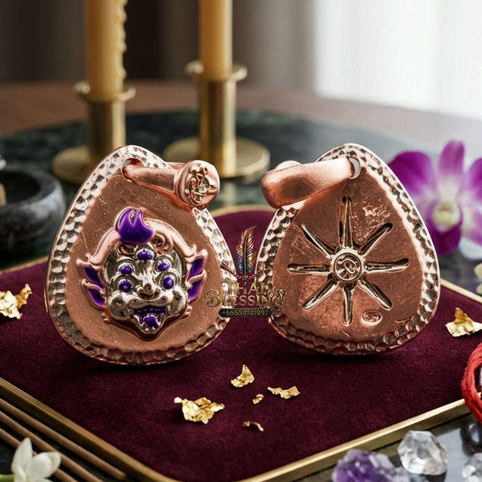 ✨ [The Sovereign of Infinite Financial Transformation & Alchemy: The 2026 "Grand-Master" Sovereign Edition] Sacred "Si Hu Ha Ta (The Four-Ears Five-Eyes Sovereign of Alchemical Wealth)" – Special "Pink-Gold Plated Bronze & Enamel" Thai Blessing