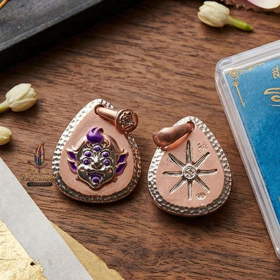 ✨ [The Sovereign of Infinite Financial Transformation & Alchemy: The 2026 "Grand-Master" Sovereign Edition] Sacred "Si Hu Ha Ta (The Four-Ears Five-Eyes Sovereign of Alchemical Wealth)" – Special "Pink-Gold Plated Bronze & Enamel" Thai Blessing