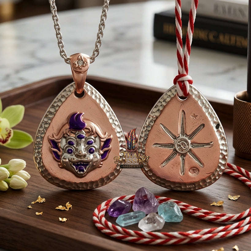 ✨ [The Sovereign of Infinite Financial Transformation & Alchemy: The 2026 "Grand-Master" Sovereign Edition] Sacred "Si Hu Ha Ta (The Four-Ears Five-Eyes Sovereign of Alchemical Wealth)" – Special "Pink-Gold Plated Bronze & Enamel" Thai Blessing