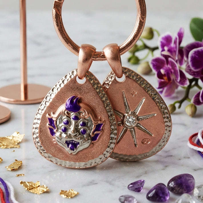 ✨ [The Sovereign of Infinite Financial Transformation & Alchemy: The 2026 "Grand-Master" Sovereign Edition] Sacred "Si Hu Ha Ta (The Four-Ears Five-Eyes Sovereign of Alchemical Wealth)" – Special "Pink-Gold Plated Bronze & Enamel" Thai Blessing