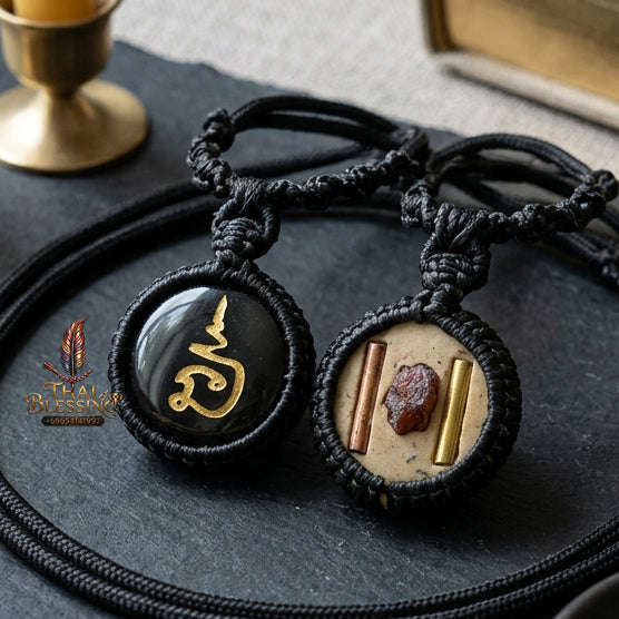 ✨ [The Sovereign of Infinite Flow: The 2017 Master-Edition] Sacred "Lek Nam Phee Necklace" (The Infinite River of Wealth) – Special "Primeval Lek Nam Phee" Stone Matrix – Embedded with "The Billionaire’s Flow" Array
