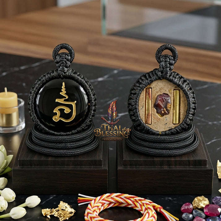 ✨ [The Sovereign of Infinite Flow: The 2017 Master-Edition] Sacred "Lek Nam Phee Necklace" (The Infinite River of Wealth) – Special "Primeval Lek Nam Phee" Stone Matrix – Embedded with "The Billionaire’s Flow" Array