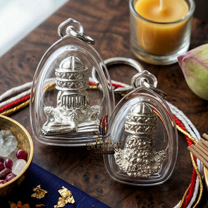 ✨ [The Sovereign of Infinite Fortune: The 2007 Master-Edition] Sacred "Jatukam Rammathep - Pidta Phangkaphon" (The Wealth-Manifesting All-Seeing Eye) – Special "Samrit Chub Ngern" (Silver-Plated Sacred Bronze) Edition – "Jao Sua Maha Setthi"