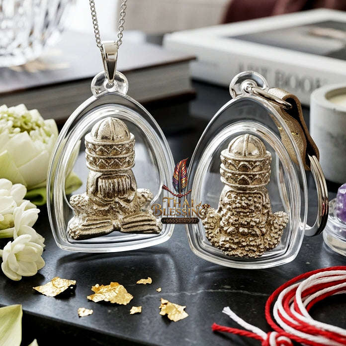 ✨ [The Sovereign of Infinite Fortune: The 2007 Master-Edition] Sacred "Jatukam Rammathep - Pidta Phangkaphon" (The Wealth-Manifesting All-Seeing Eye) – Special "Samrit Chub Ngern" (Silver-Plated Sacred Bronze) Edition – "Jao Sua Maha Setthi"