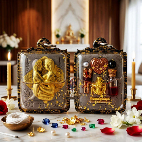 ✨ [The Sovereign of Infinite Magnetism: Master-Oil Edition] Sacred "Inn Khu Ruai Saneh" (The Couple of Abundant Charm) – Master-Blessed by Lersi Ruai Chak Phet (2019) Thai Blessing Co By RURUECHA