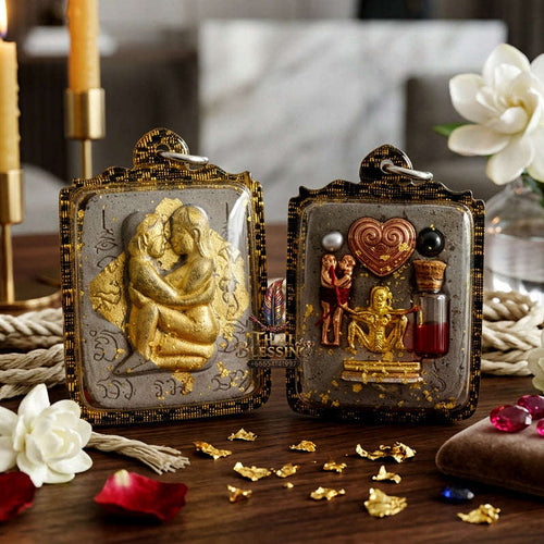 ✨ [The Sovereign of Infinite Magnetism: Master-Oil Edition] Sacred "Inn Khu Ruai Saneh" (The Couple of Abundant Charm) – Master-Blessed by Lersi Ruai Chak Phet (2019) Thai Blessing Co By RURUECHA