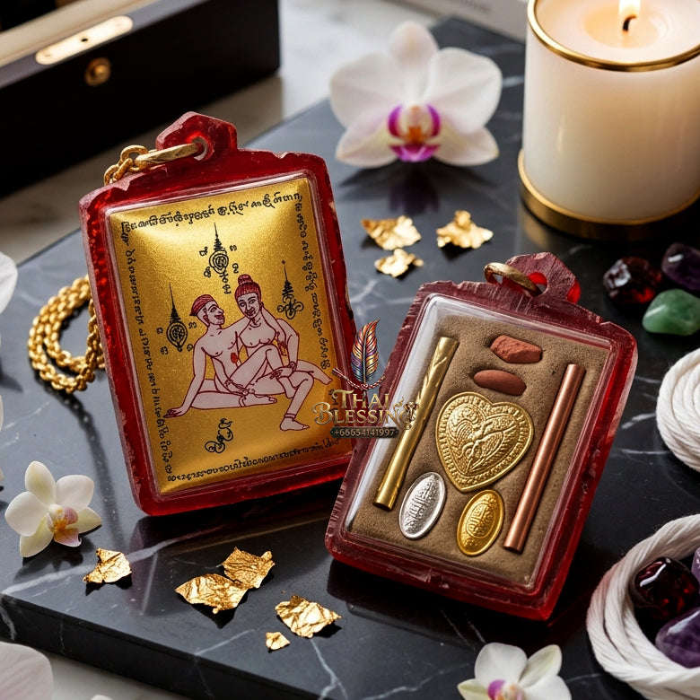 ✨ [The Sovereign of Infinite Masculine Allure: Master-Edition Locket] Sacred "Phaya The Krua" (The Lord of Universal Enticement) – Special "Gold-Field" Master-Teacher Edition (Male-to-Male Attraction) – Master-Blessed by Achan Manit Techawaro