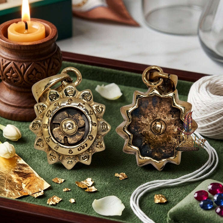 ✨ [The Sovereign of Infinite Momentum: The 2015 Master-Edition] Sacred "Chi Kanghan Phat Chok" (The Fortune-Turning Wheel) – Special "High-Polish Alpaca" Matrix Thai Blessing Co By RURUECHA