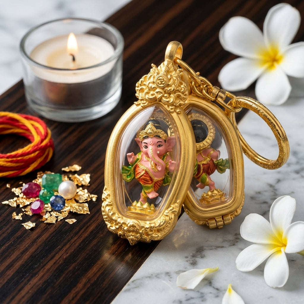 ✨ [The Sovereign of Infinite Motion & Supreme Intellect: The 2025 Master-Edition] Sacred "Phra Khacha Lila Ya Khanapati" (The Dancing Ganesha of Divine Flow) – Special "Artisan-Painted Bronze" Edition Thai Blessing Co By RURUECHA