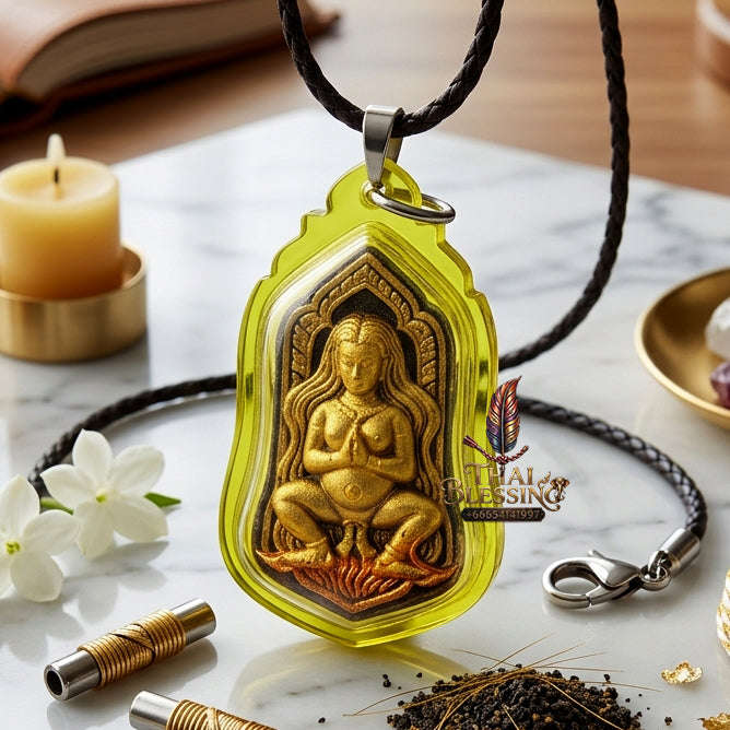 ✨ [The Sovereign of Infinite Origins: The 2016 "Gold-Leaf" Master-Edition] Sacred "Mae Kamnoet Nang Phim" (The Primordial Mother of Creation & Enchantment) – Special "High-Vibration Herb-Matrix & Blessed-Oil" Consecration – Hand-Applied Gold