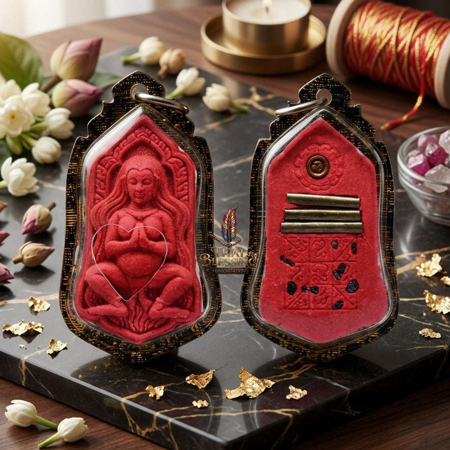 ✨ [The Sovereign of Infinite Origins: The 2016 Master-Edition] Sacred "Mae Kamnoet Nang Phim" (The Primordial Mother of Creation & Enchantment) – Special "High-Vibration Pink Herb-Matrix" Thai Blessing Co By RURUECHA