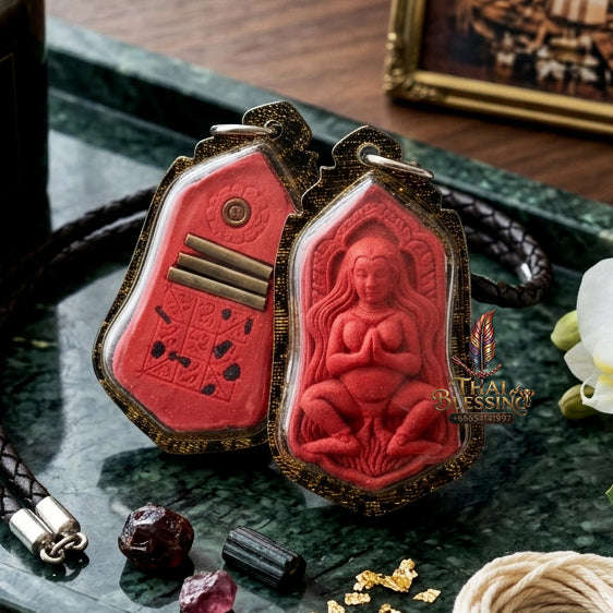 ✨ [The Sovereign of Infinite Origins: The 2016 Master-Edition] Sacred "Mae Kamnoet Nang Phim" (The Primordial Mother of Creation & Enchantment) – Special "High-Vibration Pink Herb-Matrix" Thai Blessing Co By RURUECHA