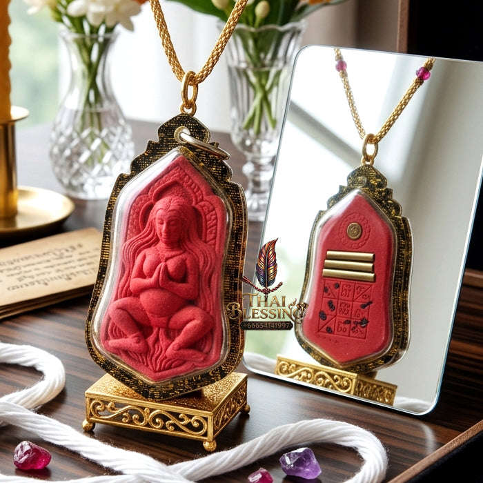 ✨ [The Sovereign of Infinite Origins: The 2016 Master-Edition] Sacred "Mae Kamnoet Nang Phim" (The Primordial Mother of Creation & Enchantment) – Special "High-Vibration Pink Herb-Matrix" Thai Blessing Co By RURUECHA