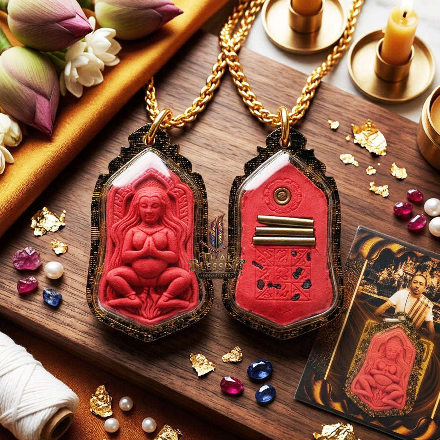✨ [The Sovereign of Infinite Origins: The 2016 Master-Edition] Sacred "Mae Kamnoet Nang Phim" (The Primordial Mother of Creation & Enchantment) – Special "High-Vibration Pink Herb-Matrix" Thai Blessing Co By RURUECHA