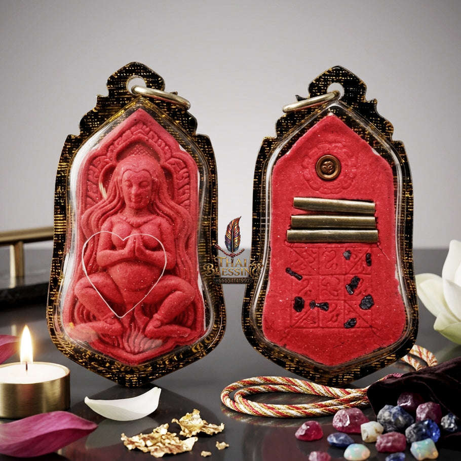 ✨ [The Sovereign of Infinite Origins: The 2016 Master-Edition] Sacred "Mae Kamnoet Nang Phim" (The Primordial Mother of Creation & Enchantment) – Special "High-Vibration Pink Herb-Matrix" Thai Blessing Co By RURUECHA