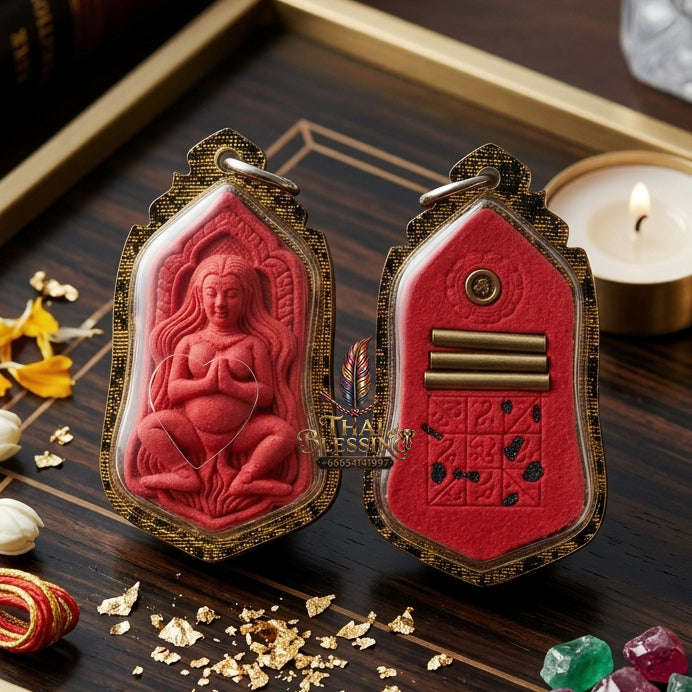 ✨ [The Sovereign of Infinite Origins: The 2016 Master-Edition] Sacred "Mae Kamnoet Nang Phim" (The Primordial Mother of Creation & Enchantment) – Special "High-Vibration Pink Herb-Matrix" Thai Blessing Co By RURUECHA