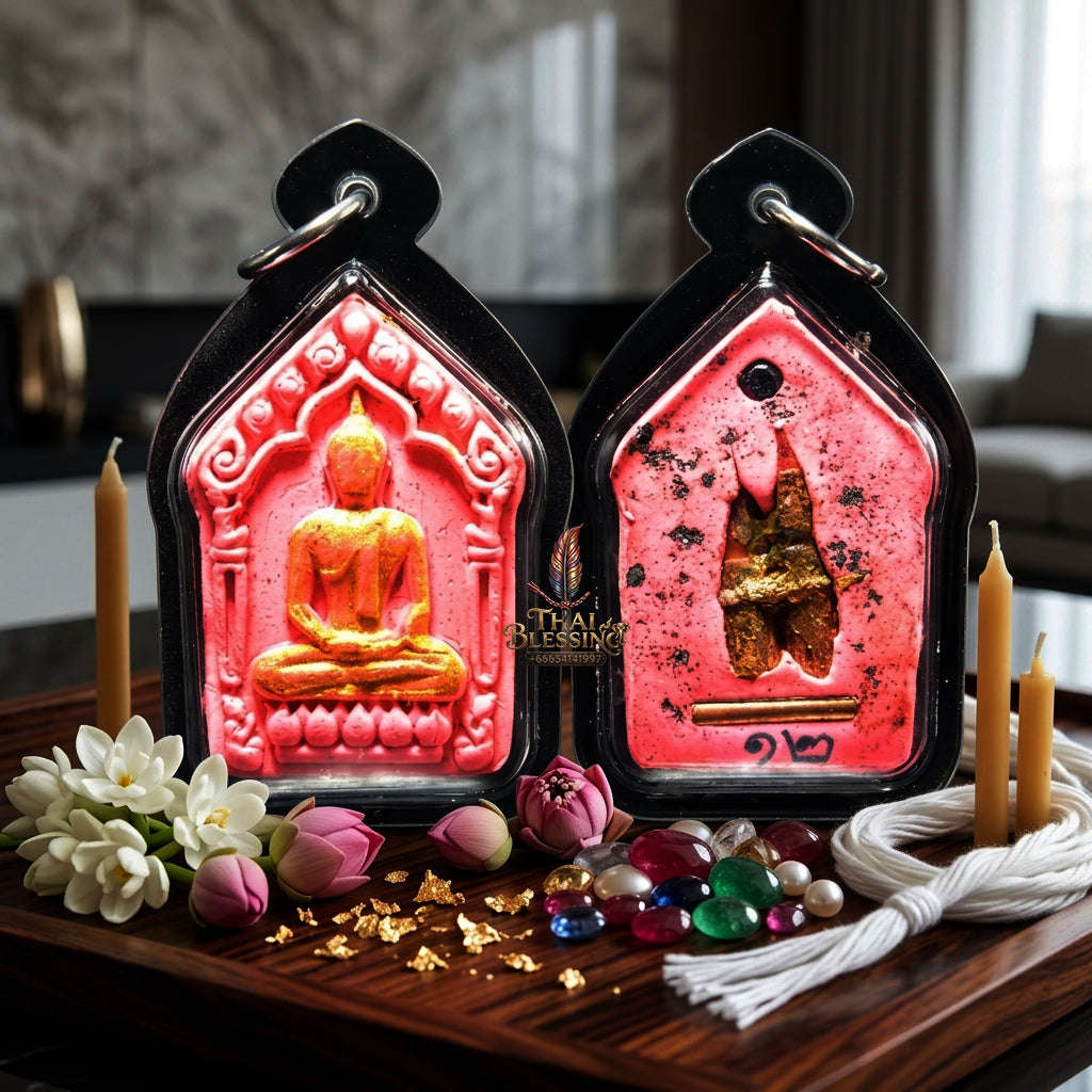✨ [The Sovereign of Infinite Persuasion: The 2019 Master-Edition] Sacred "Phra Khun Phaen Thep Sarika" (The Divine Orator Khun Phaen) – Special "High-Frequency Lek Lai & Gemstone" Matrix Thai Blessing Co By RURUECHA