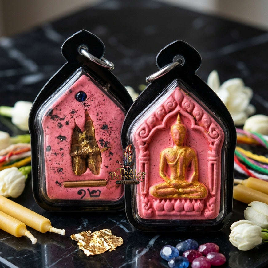✨ [The Sovereign of Infinite Persuasion: The 2019 Master-Edition] Sacred "Phra Khun Phaen Thep Sarika" (The Divine Orator Khun Phaen) – Special "High-Frequency Lek Lai & Gemstone" Matrix Thai Blessing Co By RURUECHA