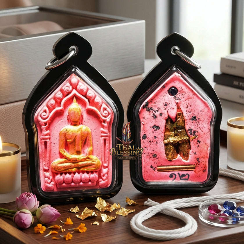 ✨ [The Sovereign of Infinite Persuasion: The 2019 Master-Edition] Sacred "Phra Khun Phaen Thep Sarika" (The Divine Orator Khun Phaen) – Special "High-Frequency Lek Lai & Gemstone" Matrix Thai Blessing Co By RURUECHA