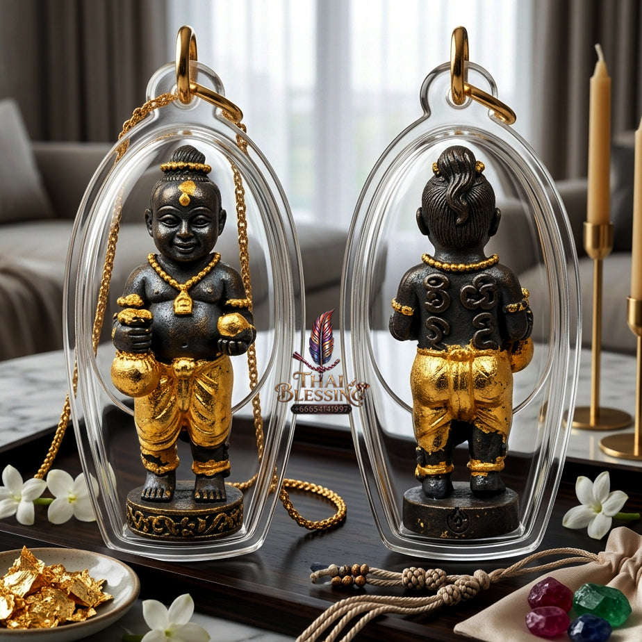 ✨ [The Sovereign of Infinite Prosperity: The 2012 Master-Edition] Sacred "Kuman Ngoen Lai Ma" (The Prosperity-Flow Child) Thai Blessing Co By RURUECHA