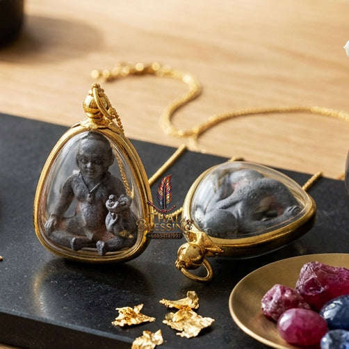 ✨ [The Sovereign of Infinite Prosperity: The 2017 Master-Edition] Sacred "Kumarn Chaosua Noi - Lead Matrix" (The Little Tycoon Spirit) – Special "Lead from Ancient Cremation Coffins" Thai Blessing Co By RURUECHA