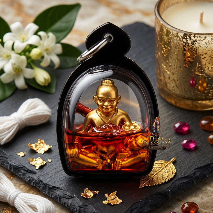 ✨ [The Sovereign of Infinite Prosperity: The 2017 Master-Edition] Sacred "Kumarn Chaosua Noi" (The Little Tycoon Spirit) Thai Blessing Co By RURUECHA