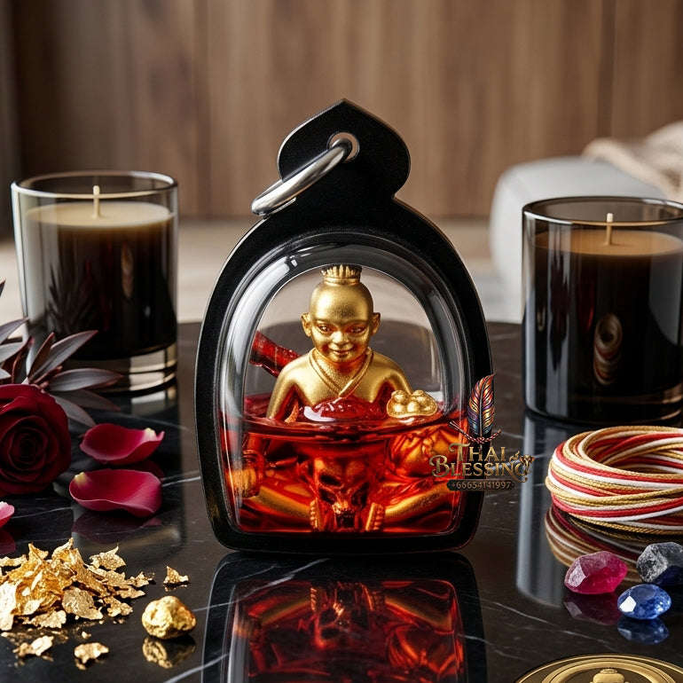 ✨ [The Sovereign of Infinite Prosperity: The 2017 Master-Edition] Sacred "Kumarn Chaosua Noi" (The Little Tycoon Spirit) Thai Blessing Co By RURUECHA