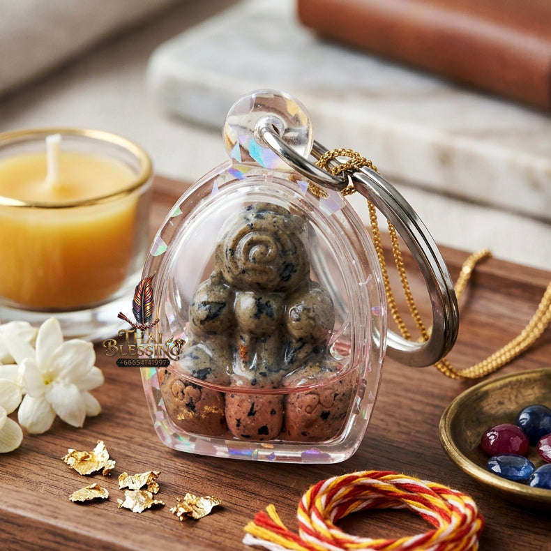 ✨ [The Sovereign of Infinite Protection & Rapid Manifestation: The 2024 "Master-Trifecta" 32-Spirit Edition] Sacred "Phra Pidta Kraduk Phee (The Ghost-Bone Closing-Eyes)" – Special "Esoteric-Powder (32 Spirits) & Maha Phut (Great Spirits) Thai