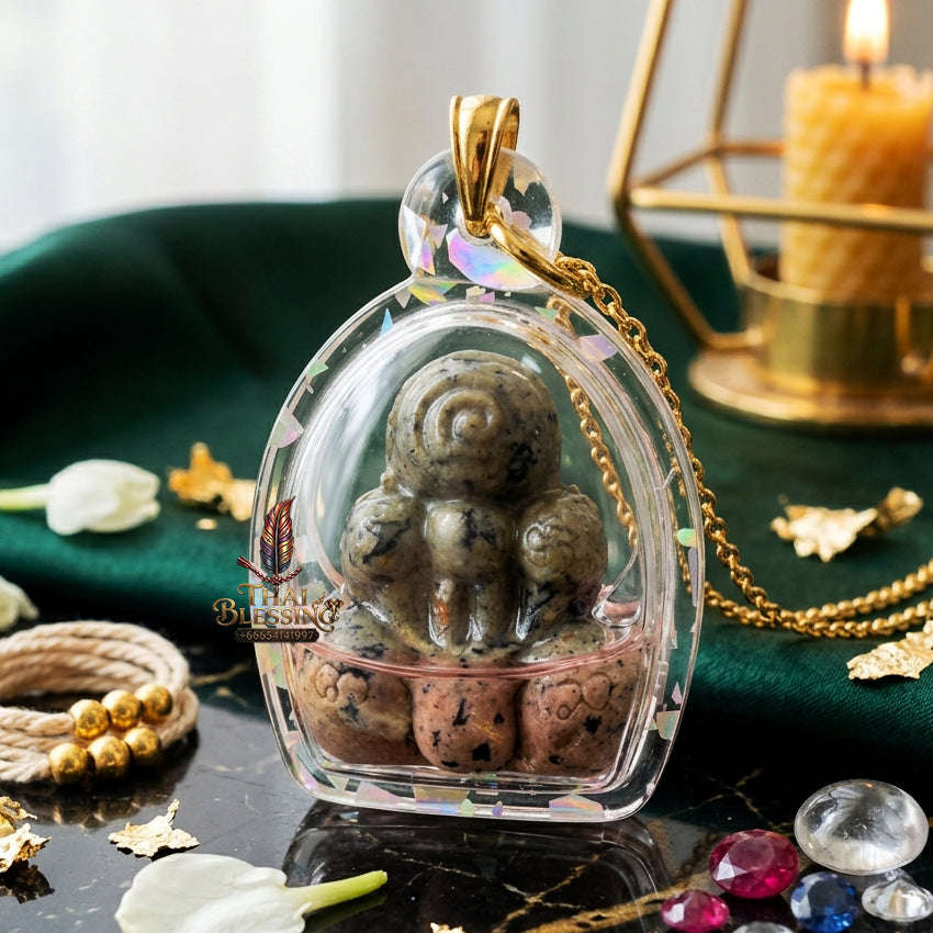 ✨ [The Sovereign of Infinite Protection & Rapid Manifestation: The 2024 "Master-Trifecta" 32-Spirit Edition] Sacred "Phra Pidta Kraduk Phee (The Ghost-Bone Closing-Eyes)" – Special "Esoteric-Powder (32 Spirits) & Maha Phut (Great Spirits) Thai