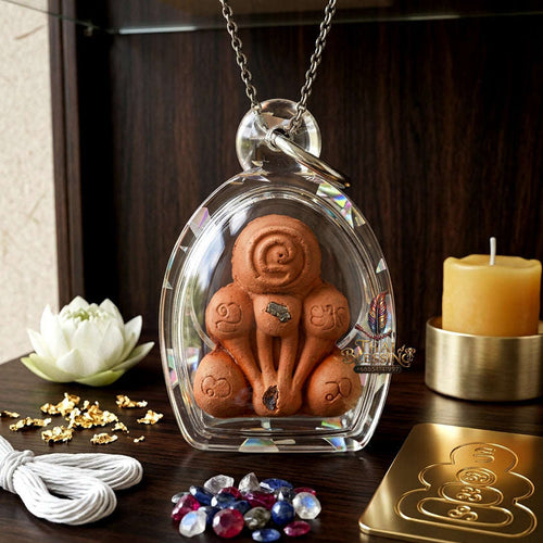 ✨ [The Sovereign of Infinite Protection & Rapid Manifestation: The 2024 "Master-Trifecta" Edition] Sacred "Phra Pidta Kraduk Phee (The Ghost-Bone Closing-Eyes)" – Special "Terracotta-Matrix & Esoteric-Relic" Thai Blessing Co By RURUECHA