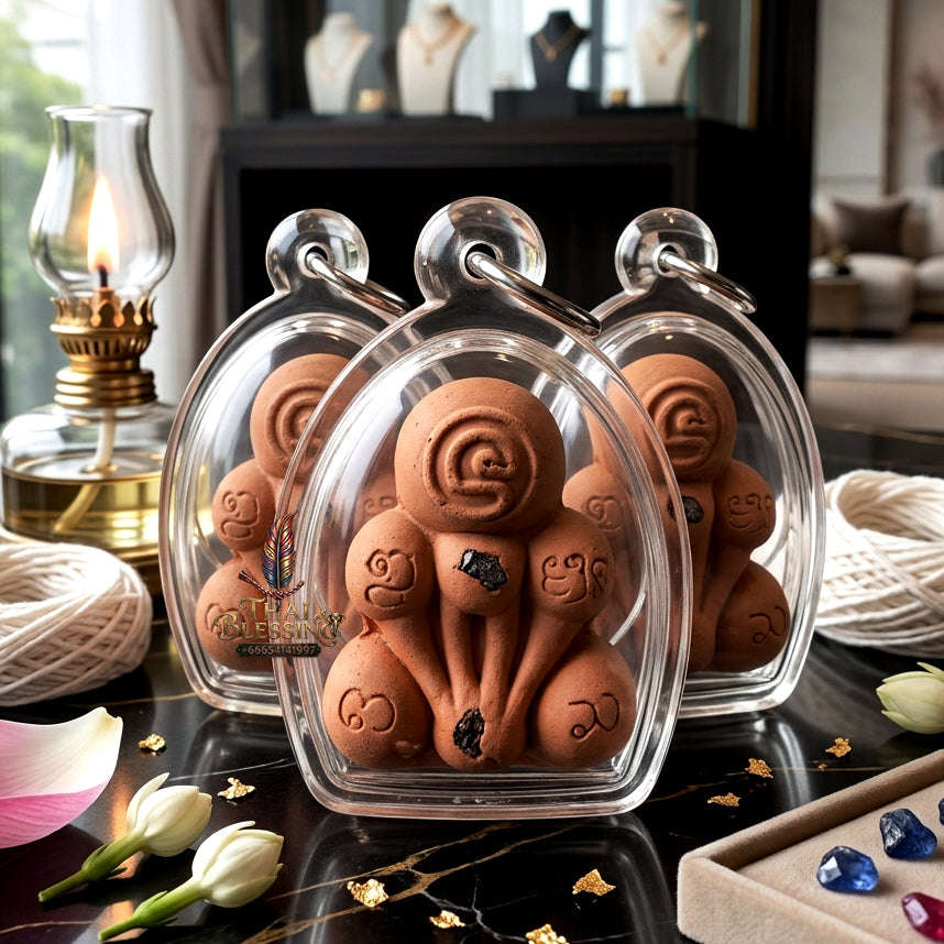 ✨ [The Sovereign of Infinite Protection & Rapid Manifestation: The 2024 "Master-Trifecta" Edition] Sacred "Phra Pidta Kraduk Phee (The Ghost-Bone Closing-Eyes)" – Special "Terracotta-Matrix & Esoteric-Relic" Thai Blessing Co By RURUECHA