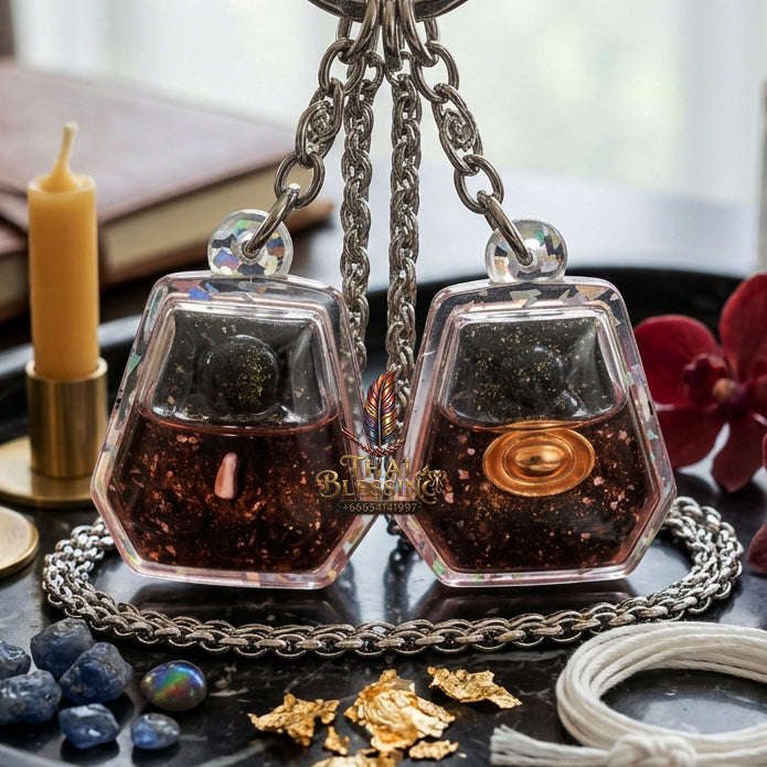✨ [The Sovereign of Infinite Protection & Rapid Manifestation: The 2024 "Master-Trifecta" Hexagonal "Necromantic-Ore" Edition] Sacred "Phra Pidta Kraduk Phee (The Ghost-Bone Closing-Eyes)" – Special "Maha Phut (Great Spirits) Ore & Oil" Thai
