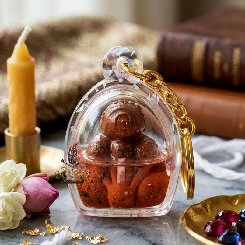 ✨ [The Sovereign of Infinite Protection & Rapid Manifestation: The 2024 "Master-Trifecta" Statuette "Charm-Essence" Edition] Sacred "Phra Pidta Kraduk Phee (The Ghost-Bone Closing-Eyes)" – Special "Esoteric-Charm Powder & Maha Phut (Great