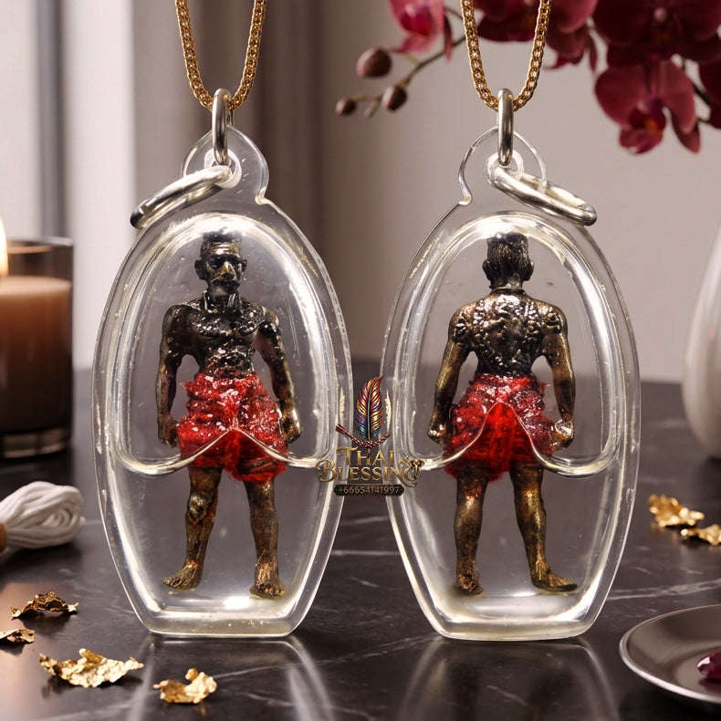 ✨ [The Sovereign of Infinite Protection: The 2013 "Foundational" Master-Edition] Sacred "Hun Phayon" (The Divine Spirit-Effigy) – Special "Occult-Alloy & Sacred-Oil" Matrix Thai Blessing Co By RURUECHA