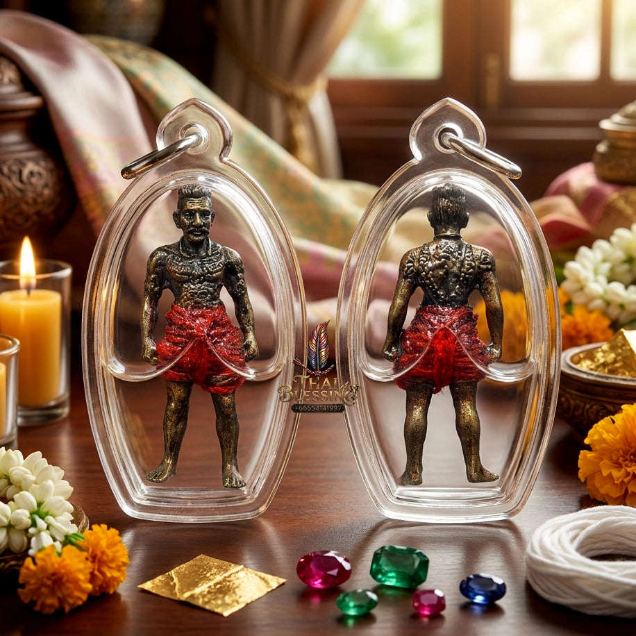 ✨ [The Sovereign of Infinite Protection: The 2013 "Foundational" Master-Edition] Sacred "Hun Phayon" (The Divine Spirit-Effigy) – Special "Occult-Alloy & Sacred-Oil" Matrix Thai Blessing Co By RURUECHA