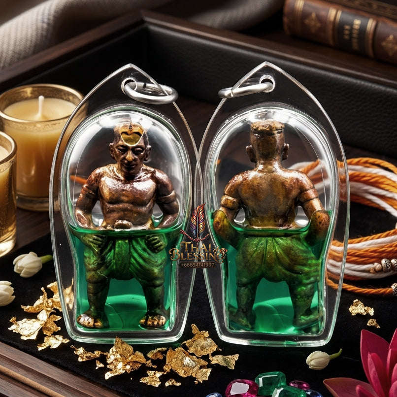 ✨ [The Sovereign of Infinite Protection & Unseen Command: The 2026 "Grand-Master" Edition] Sacred "Hun Phayon (The Sovereign Guardian-Sentinel)" – Special "Sacred Alloy & Occult Charm-Oil" Thai Blessing Co By RURUECHA