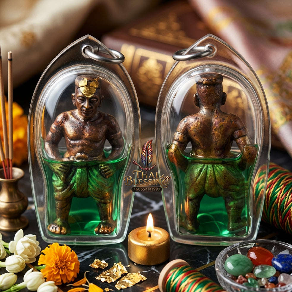 ✨ [The Sovereign of Infinite Protection & Unseen Command: The 2026 "Grand-Master" Edition] Sacred "Hun Phayon (The Sovereign Guardian-Sentinel)" – Special "Sacred Alloy & Occult Charm-Oil" Thai Blessing Co By RURUECHA