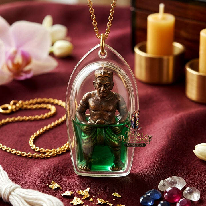 ✨ [The Sovereign of Infinite Protection & Unseen Command: The 2026 "Grand-Master" Edition] Sacred "Hun Phayon (The Sovereign Guardian-Sentinel)" – Special "Sacred Alloy & Occult Charm-Oil" Thai Blessing Co By RURUECHA