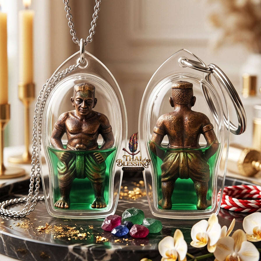 ✨ [The Sovereign of Infinite Protection & Unseen Command: The 2026 "Grand-Master" Edition] Sacred "Hun Phayon (The Sovereign Guardian-Sentinel)" – Special "Sacred Alloy & Occult Charm-Oil" Thai Blessing Co By RURUECHA
